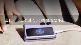 想问一下怎么进入bios修复硬盘坏道