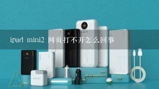 ipad mini2 网页打不开怎么回事