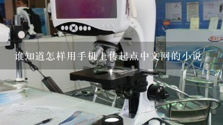 谁知道怎样用手机上传起点中文网的小说