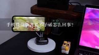 手机微信语音说不了话怎么回事？