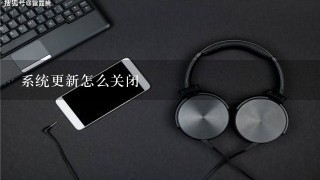 系统更新怎么关闭