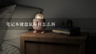 笔记本键盘鼠标杆怎么拆