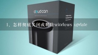 怎样彻底关闭或删除windows update