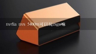 nvdia nvs 5400m可以玩csgo嘛