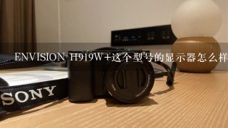 ENVISION H919W+这个型号的显示器怎么样，他正常的分辨率应该调多少