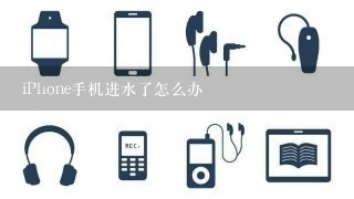 iPhone手机进水了怎么办