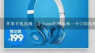 苹果手机出现一个itunes的图标和一个USB的图标怎么办