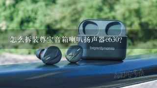 怎么拆装尊宝音箱喇叭扬声器e630？