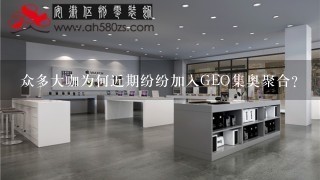 众多大咖为何近期纷纷加入GEO集奥聚合？