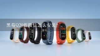 黑莓Q20蓝微信怎么安装？