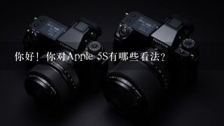 你好！你对Apple 5S有哪些看法？